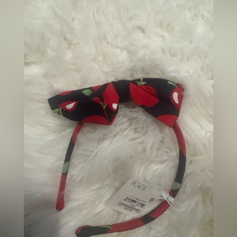 The Children's Place Red Apple Print Fit-and-Flare Dress - Picture 6 of 8
